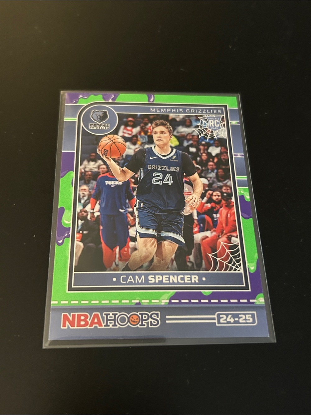 Cam Spencer Memphis Grizzlies Rookie Basketball Card - Blue